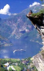 Geiranger -  foto Finn Loftesnes/Norsk Fjordsenter